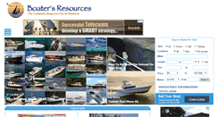 Desktop Screenshot of boatersresources.com
