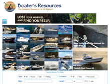 Tablet Screenshot of boatersresources.com